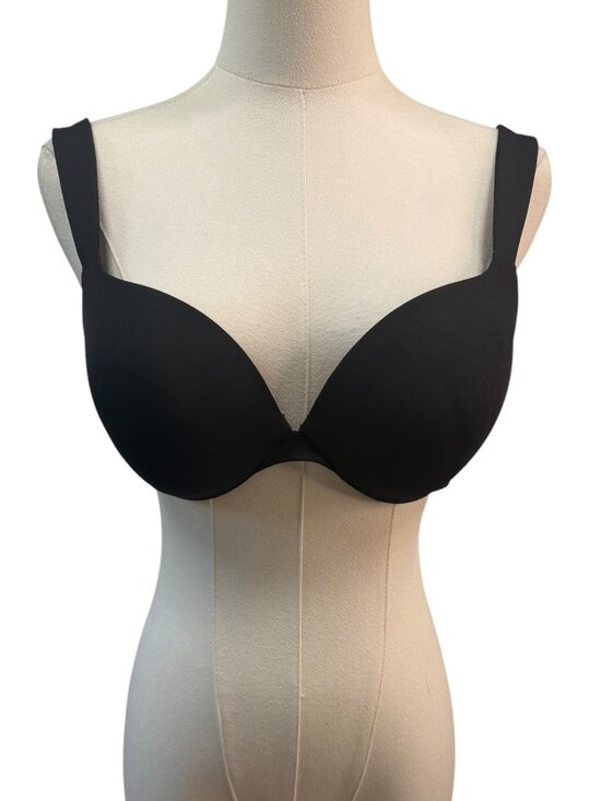 SKIMS Other - Like New SKIMS Black Swim Push-Up Bikini Top Size S